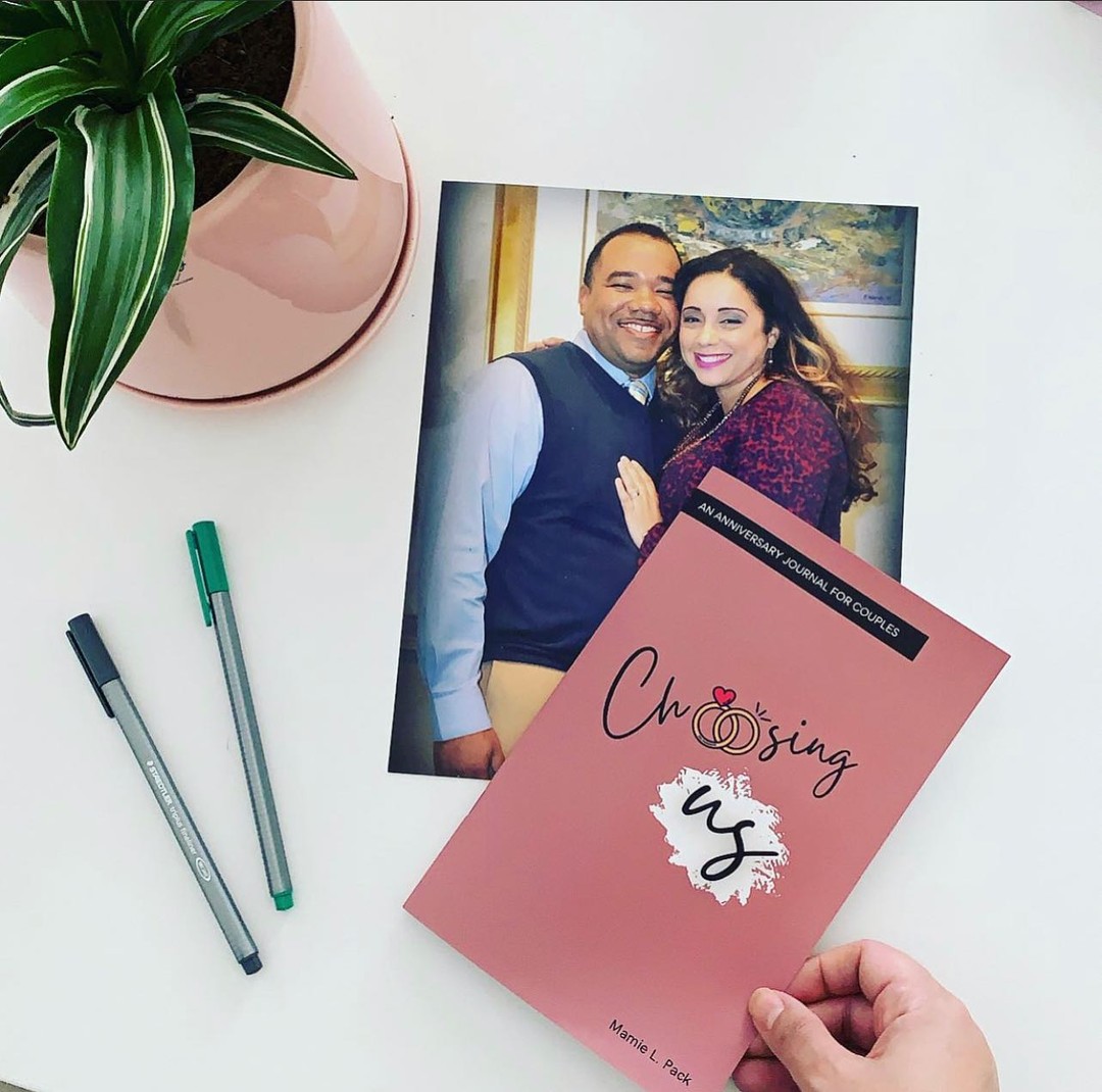 Have an anniversary coming up?

Our Choosing Us: An Anniversary Journal for couples is a fun and simple way to celebrate your anniversary your way. 

Each journal includes 
👉🏼guided prompts, 
👉🏼plenty of space to record responses, 
👉🏼full color,
👉🏼becomes a great keepsake for years to come. 

Order now. 
.
.
.
.
.
.
#marriagelife #marriagemonday #ichooseus #marriagejournal #marriagestory #marriageworks #marriage101 #marriagematters #marriageisforever #anniverarygift #kingdommarriage #blacklovematters #lovingyouiseasy #navywifelife #militaryspouse #navywife #marriedwithchildren #marriedwithkids #marriedlifebelike #marriedforlife #mlpmedia #choosingusjournal #blackownedbusiness #marriedadventures