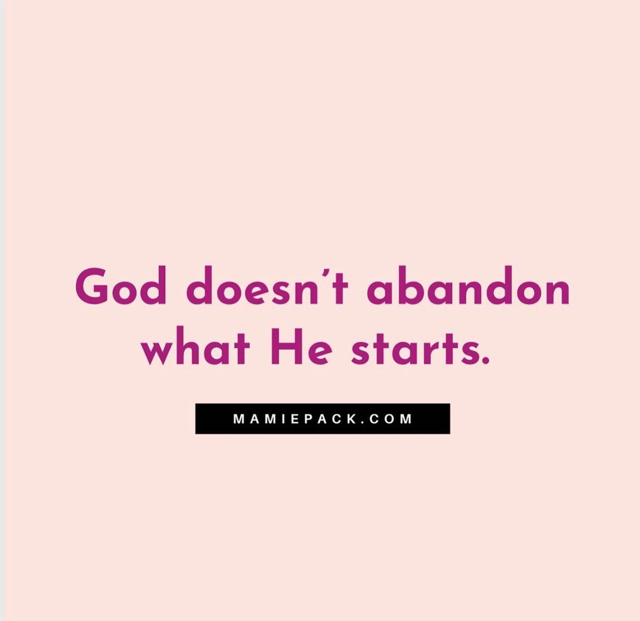 Reminder: God doesn’t abandon what He starts. Nothing in Him is unfinished, incomplete, or without purpose.

This includes you.

You are not a part time project. You are a beloved daughter of the king.

So, choose TODAY to praise God in the midst.

Even if we can’t see the solution. 
Even if we don’t have the answer. 
Even if our current season is uncomfortable.

We can praise because we are CONFIDENT (no doubt, completely unwavering belief) Christ will finish the work HE started in us.

Lean in.
Read His word.
Put a praise in your mouth. 
Pray. 
Align.

Declare His truth over your life with any of our “I am” products.  Use them as daily reminders of your kingdom identity. 

And I am sure of this, that he who began a good work in you will bring it to completion at the day of Jesus Christ.
Philippians‬ ‭1:6‬ ‭ESV‬‬.
.
.
.
.
.
.
#fearfullyandwonderfullymade #fearfullymade #kingdomperspective #gracefullybroken #godsmasterpiece #lovedbyGod #christianwomenleaders #christianwomeninbusiness #christianbossbabe #gritandgrace #stylishstationery #mamielpackmedia #faithjourney #faithquotes #christiancreative #christiancreativecommunity #womenintheword #soulscripts #graceandmercy #graceandgratitude #gritandgrace #gritandgracelife